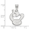Black Bow Jewelry Sterling Silver Georgia Bulldogs NCAA Large Pendant - 2 of 3