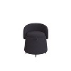 Osman multifunctional stool, round storage Osman with 360 degree wheels sofa stool, used for reading in the living room and bedroom - 3 of 4
