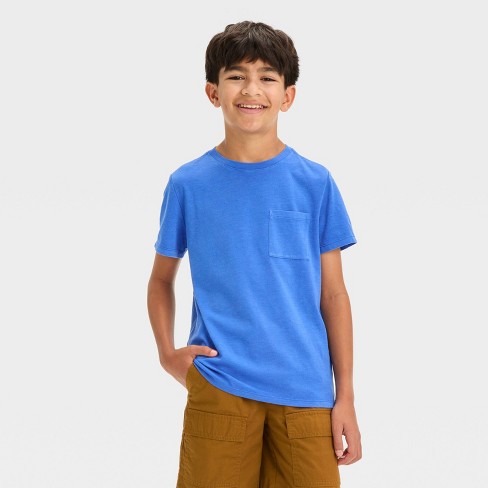 Boys' Short Sleeve Washed T-Shirt - Cat & Jack™ - image 1 of 3