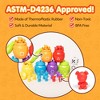 Joyfy 82Pcs Learning Toys for Kids Age 3+, Counting Bears Number Sorting, Color Recognition, Tweezers, Dice, Instruction Book, Educational Gift - 4 of 4