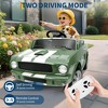 Jojoka 12V Ride on Toy for Kids, Battery Powered Electric Car for Toddlers with Remote Control, Safety Belt, 3 Speeds, Lights, Music - 2 of 4