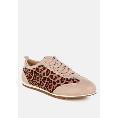 Женские кроссовки Rag & Co Womens Narati Leopard Print Real Leather Sneakers 5 — фото 2