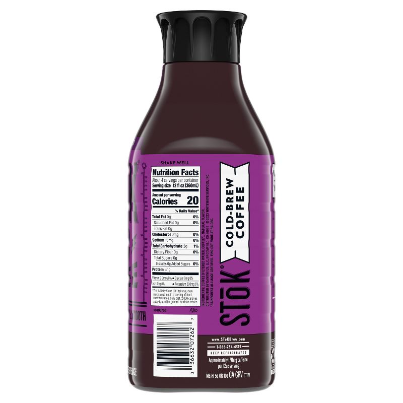 SToK Extra Bold Unsweetened Cold Brew Coffee - 48 fl oz, 6 of 11