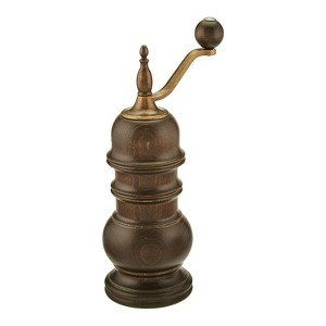 Zassenhaus, "Speyer", Pepper mill, 2.5" dia. x 5", Dark stained beechwood - 1 of 4