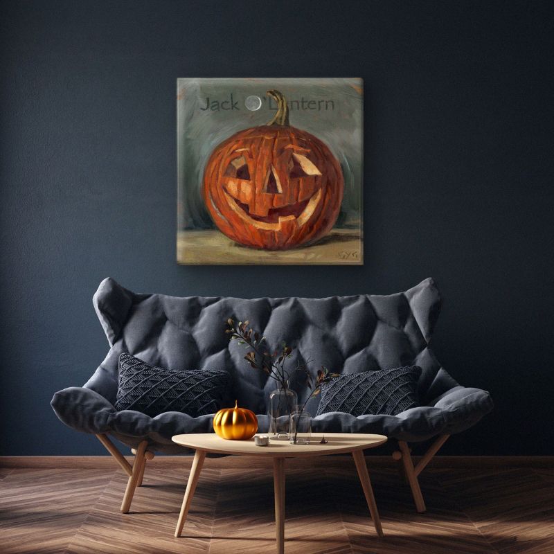 Sullivans Darren Gygi Jack O'Lantern Canvas, Museum Quality Giclee Print, Gallery Wrapped, Handcrafted in USA, 2 of 9