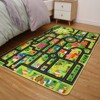 City Traffic Road Map Play Mat | Soft Non-Slip Kids Rug with Educational Fun for Bedroom, Nursery & Playroom - 2 of 4
