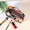 Unique Bargains Women's Printed Makeup Bag Dark Blue 1 Pc - 4 of 4