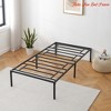 14In Twin/Full/Queen Size Bed Frame, Heavy Duty Metal Platform Bed Frame Full, Under Bed Storage, No Box Spring Needed - 3 of 4