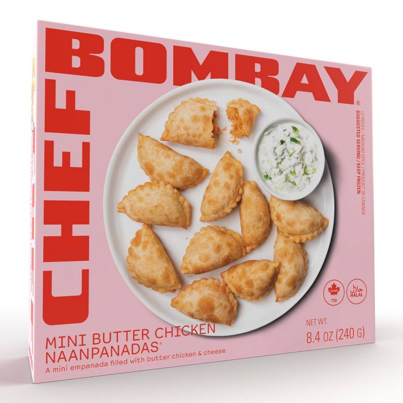 Chef Bombay Frozen Mini Butter Chicken Naanpanadas - 8.4oz, 4 of 6