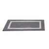 2pc Hotel Collection Bath Rug Set Gray/White - Better Trends - image 2 of 4