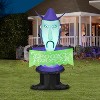 Gemmy Halloween Inflatable Shock with Banner, 5 ft Tall, Multi - 2 of 4