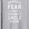 Men's - Instant Message - Your Favorite Uncle Is Here Long Sleeve Graphic T-Shirt - 2 of 4