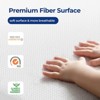 Aoibox Queen Mattress Protector Waterproof Breathable 3D Air Fabric Cooling Deep Pocket Ultra Soft Washable Fit 8 to 21 Inch Noiseless 60 x 80 Inch - 3 of 4
