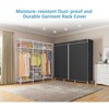 VIPEK V30C Garment Rack Heavy Duty Portable Closet with Cover Clothes Racks, Wardrobe Closet Black Metal Closet Rack with Cover - 4 of 4