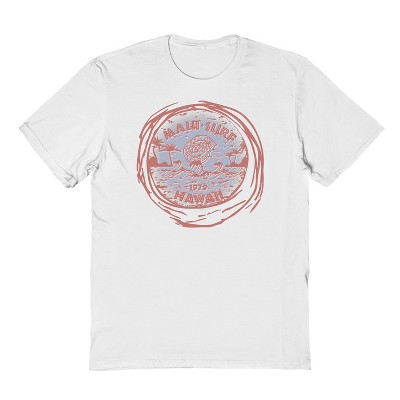 Rerun Island Men's Maui Surf Short Sleeve Graphic Cotton T-Shirt