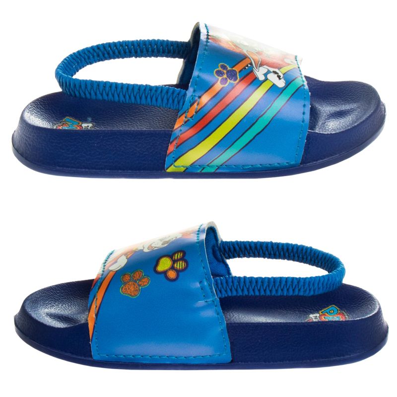 Nickelodeon Paw Patrol Kids Boys Girls Flip Flop Summer Beach Slide Sandals with back strap (Sizes 5-12 Toddler/Little Kid), 6 of 8