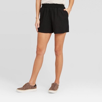 high waisted pull on shorts