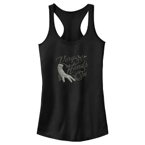 Juniors Womens Wednesday Thing Very Hands On Racerback Tank Top - 1 of 4