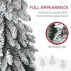 NAYSAYE 6ft Pencil Snow Flocked Artificial Christmas Tree Downswept Branches for Home Holiday Decoration, Green, 26.8"*26.8"*70.8" - 4 of 4