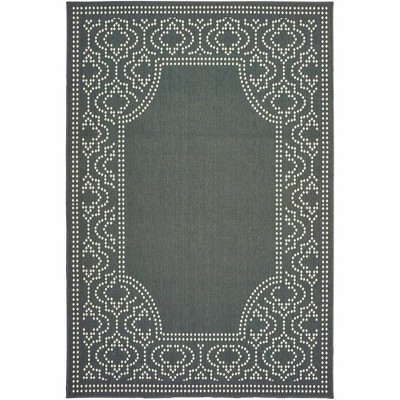 Oriental Weavers Marina 1247X Grey/ Ivory Indoor/Outdoor Area Rug - 8'6" x 13'