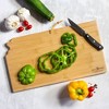 Totally Bamboo Kansas Fish Kiss Cutting Board: Lightweight Bamboo, Multicolored, 16.75" x 9.25", Hand Wash, 1-Year Warranty - 4 of 4
