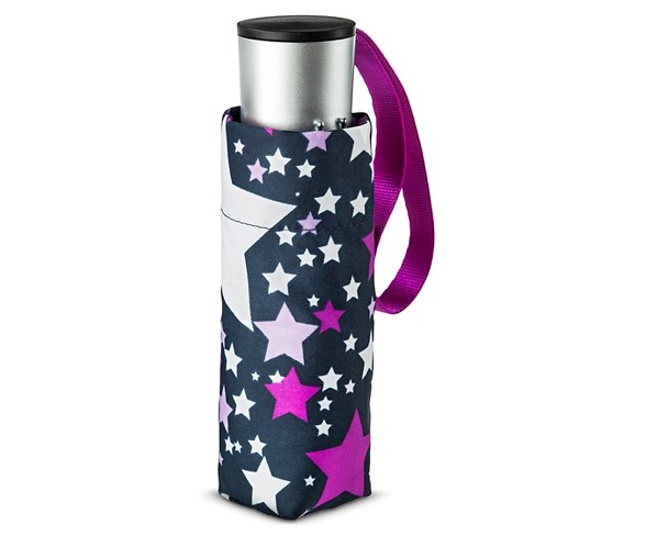 ShedRain Manual Compact Umbrella  - Purple Star