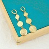 RMZ GOLD NYC 14K Yellow Gold Hanging Coin Earrings - 3 of 4