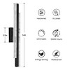 KAISITE 24inches Dimmable LED Bath Bar Black Bathroom Vanity Light - 2 of 4