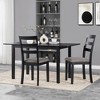 NicBex Farmhouse Dining Chairs Set of 2,Wood Kitchen Chairs with High Ladder Back,Non-Slip Foot Pads,Armless Chair for Kitchen,Office,Living Room - 2 of 4