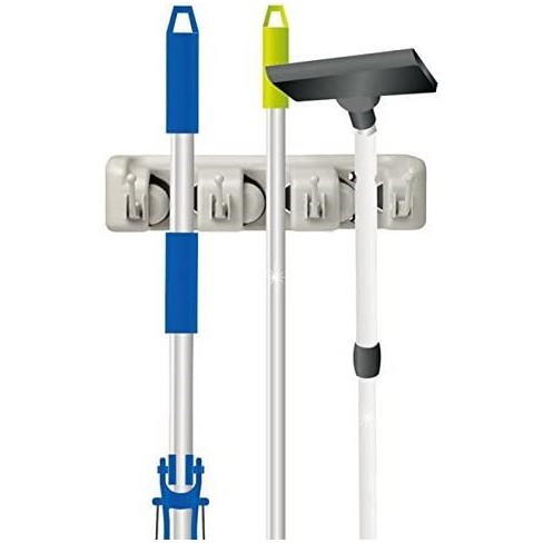 Utility Hook, Utility Hook Rack, Broom Hanger, Broom Hook, Broom and Mop  Holder, Mop Hook Storage Rack, Wall Mounted Broom and Swiffer Hook 