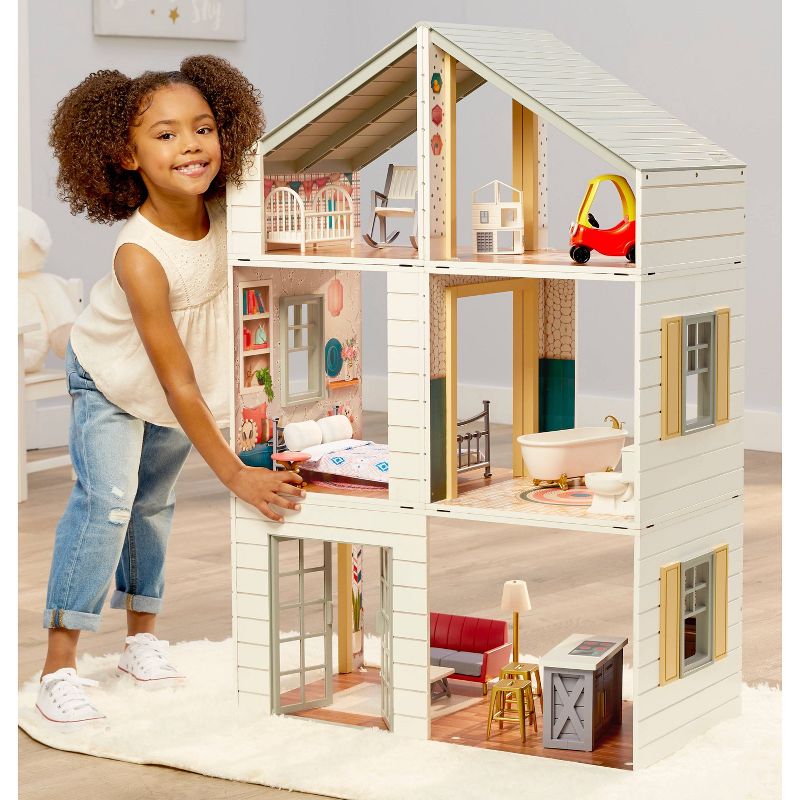 Little Tikes Stack n Style Wood Dollhouse, 4 of 8