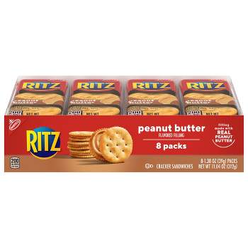 Ritz Cracker Sandwiches with Peanut Butter