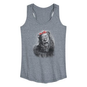 Women's - Wizard of Oz - Bow Lion Graphic Racerback Tank - 1 of 4