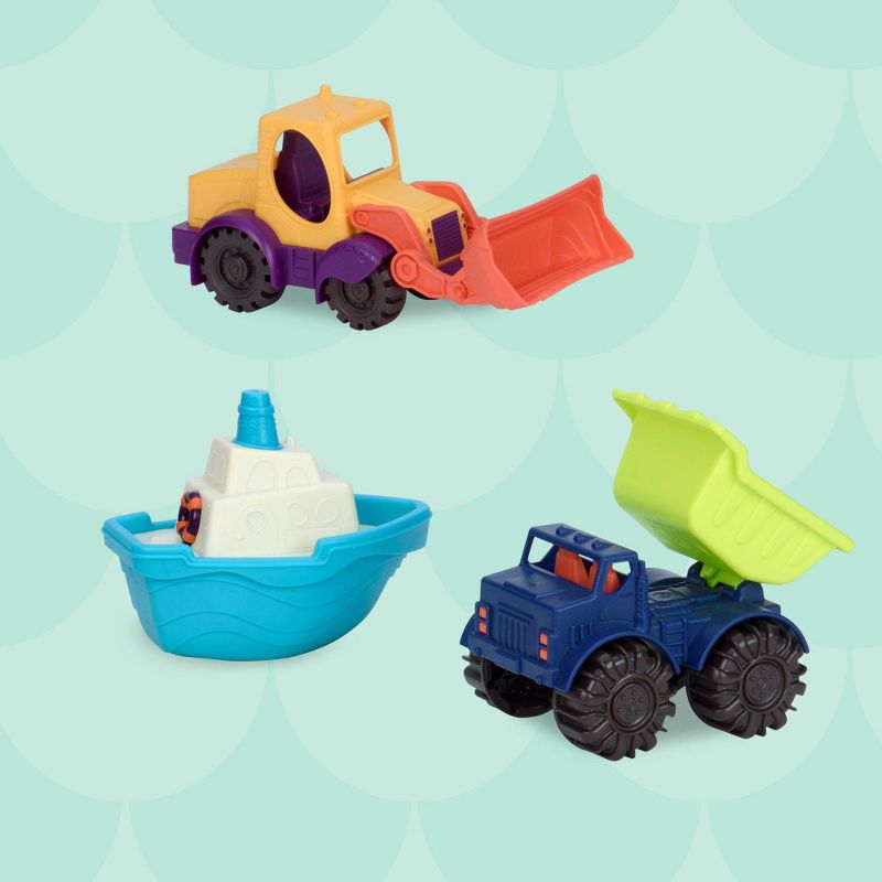 B. toys 3 Toy Vehicles - Loaders &#38; Floaters, 4 of 6