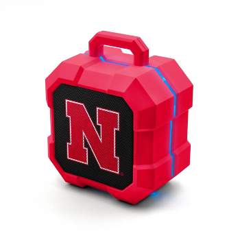 NCAA Nebraska Cornhuskers LED Shock Box Bluetooth Speaker