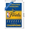 Trends International NBA Golden State Warriors - 2022 Finals Logo Framed Wall Poster Prints - 3 of 4