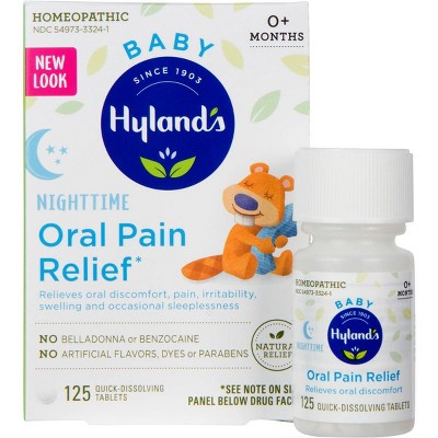 Hyland's Baby Nighttime Oral Pain Relief - 125ct