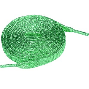 Allegra K Colorful Glitter Sparkling Shiny Flat Sneakers Shoe Laces - 1 of 4