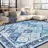 Machine Washable Area Rug Soft Non-Slip Foldable Ultra-Thin Carpet, Oriental Print Rug for High Traffic Living Room, Bedroom Dining Room - 3 of 4