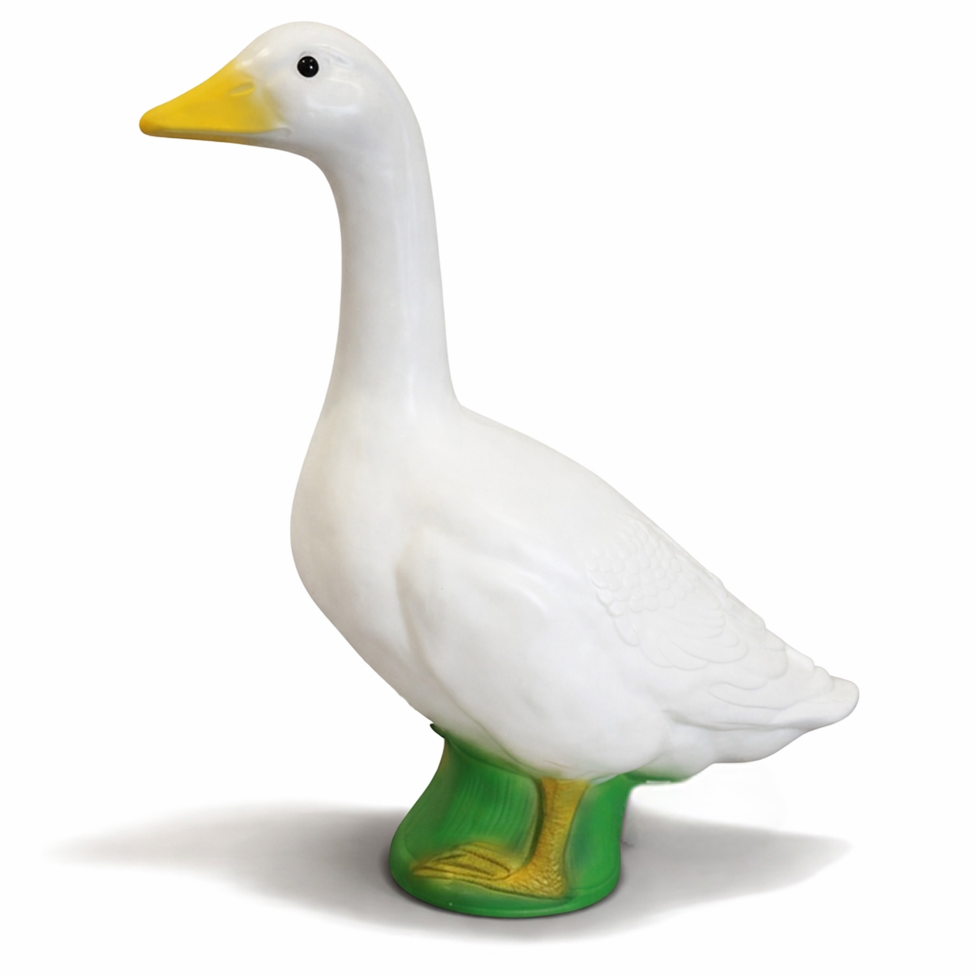 Porch Goose, 23" Tall Animal Figurine for Patio, Balcony, or Front Porch Decor, White