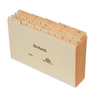 Oxford Index Card Dividers 5" x 8" Manila 25/Pack (B8525) - 1 of 4