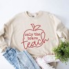 Simply Sage Market Women's Graphic Sweatshirt Only The Brave Teach - 3 of 4