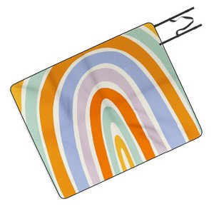 Lane and Lucia Mod Rainbow Picnic Blanket - Deny Designs - 1 of 3