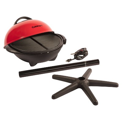 Cuisinart Red 2-in-1 Indoor/Outdoor Electric Grill