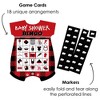 Big Dot of Happiness Lumberjack - Channel the Flannel - Picture Bingo Cards and Markers - Buffalo Plaid Baby Shower Shaped Bingo Game - Set of 18 - 2 of 4
