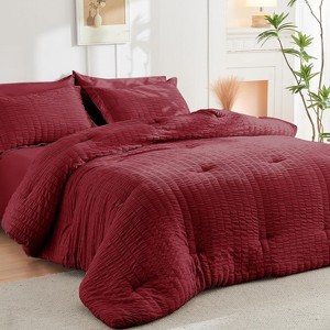 Bed in a Bag 7 Pieces Comforter Set for All Season - 1 of 4