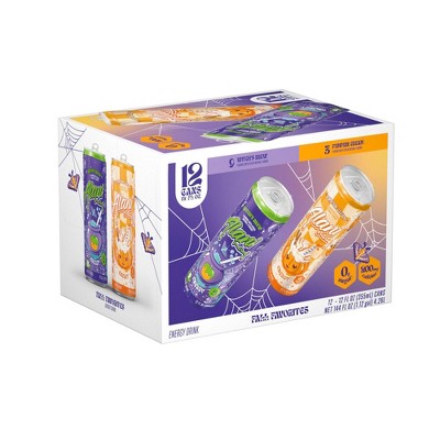 Alani Nu Witch's Brew Pumpkin Cream Variety Pack Energy Drink - 12pk/12 fl oz Cans