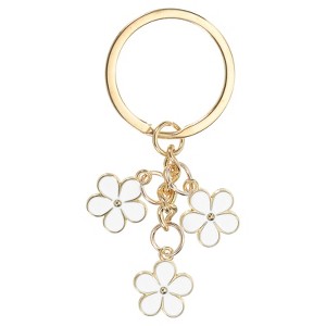 Unique Bargains Cute Flower Women Gifts Pendant Keychain for Purse Decor - 1 of 4