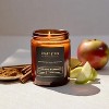 Craft & Kin Wood Wick, All-Natural Soy Aromatherapy Candle in Amber Glass Jar - 8 oz - 2 of 4