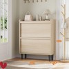 Shoe Cabinet with 2 Flip Drawers Wooden Shoe Organizer w/Adjustable Shelf Shoe Storage - 2 of 4